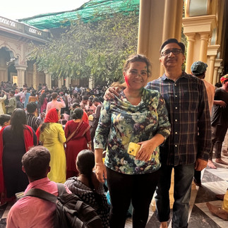 Holi celebrations at Iskcon Temple Vrindavan