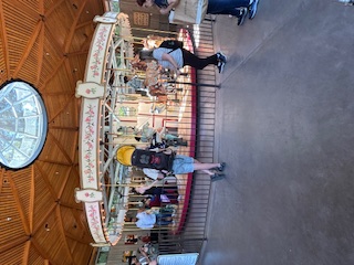 Carousel at Butchart Gardens Victoria BC