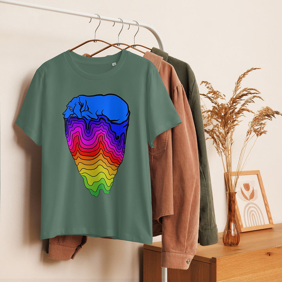Thumbnail: Women’s organic ribbed neck t-shirt