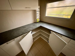 Meuble d'angle sur mesure, rangement garage