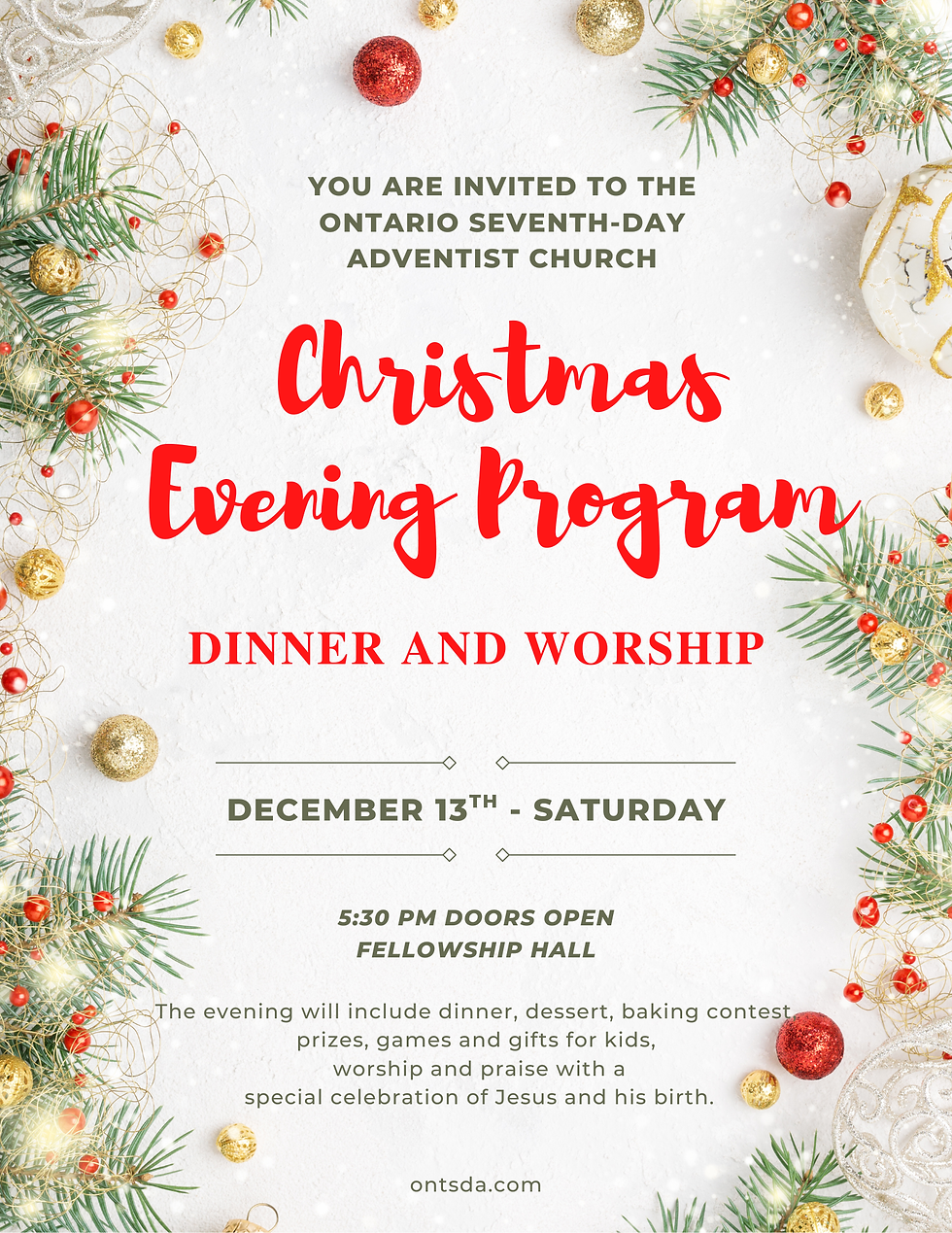 Christmas Evening Dinner Program