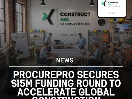 ProcurePro secures $15m funding round to accelerate global construction expansion