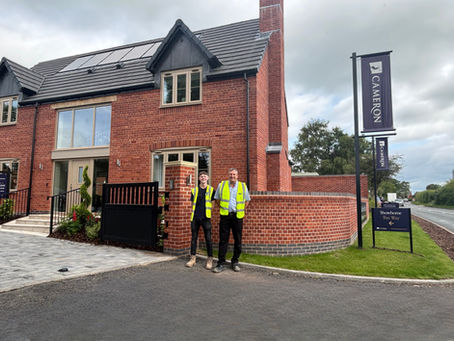 Pride in the Job Accolade for Cameron Homes’ Site Manager at Octara Court in Yoxall