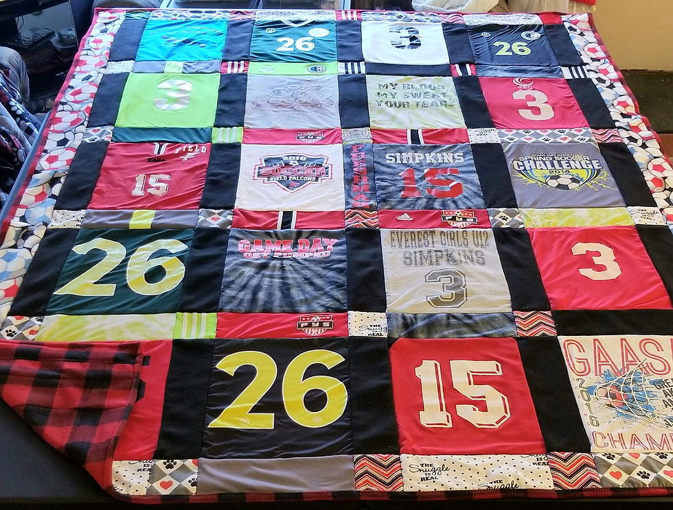 Thumbnail: Twin T-Shirt Memory Quilt