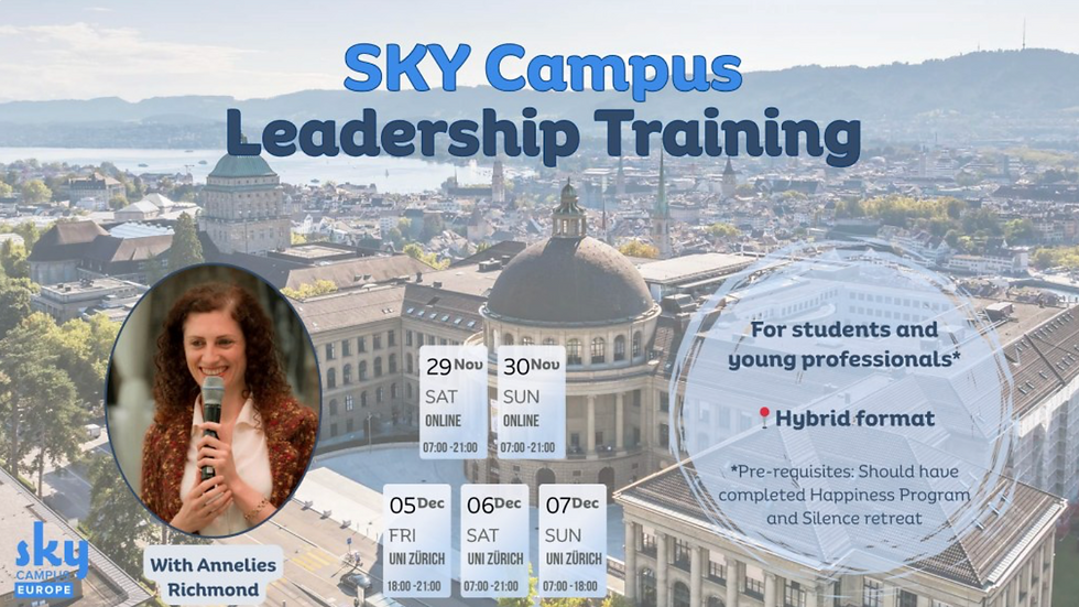 SKY Campus Leadership Training - Weekends Only