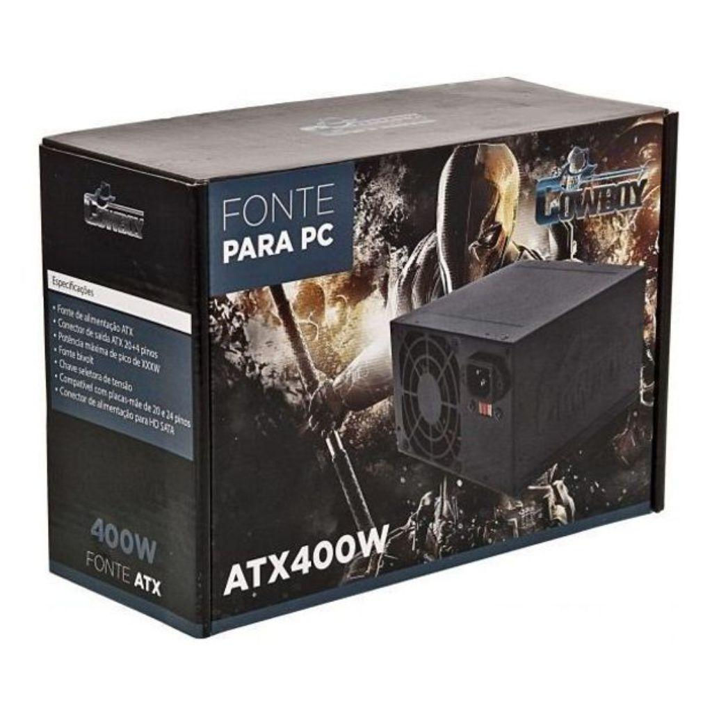 Fonte para PC ATX400w Cowboy