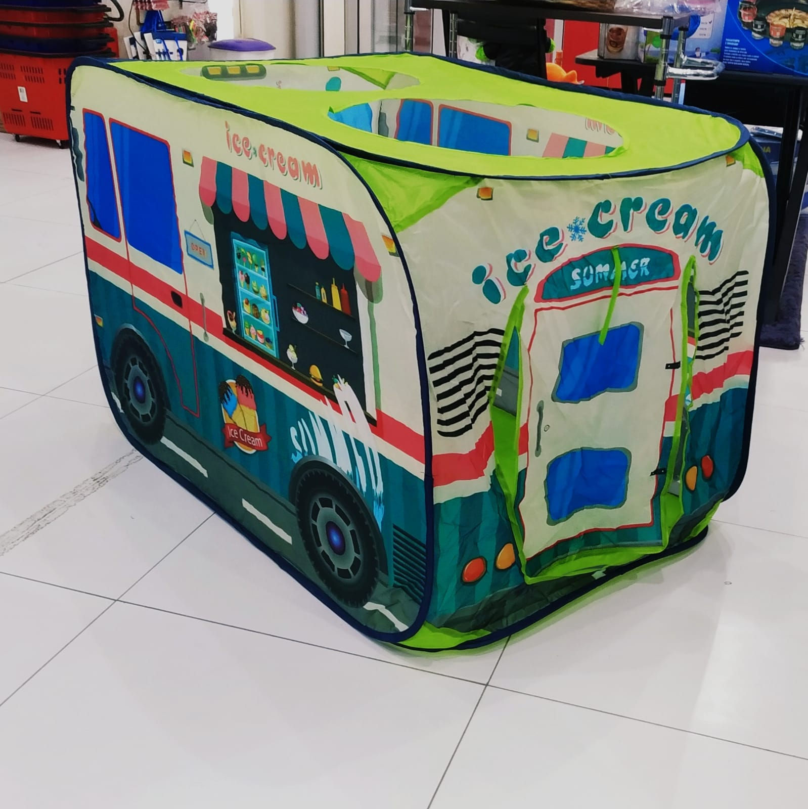 Barraca Casinha Toca  Infantil Doceira 114X73X73cm Tk-AB3114