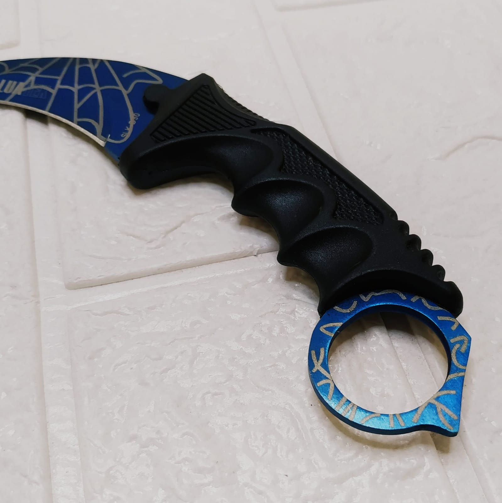 Canivete Karambit Slk-D30 Luatek 19CM Azul Claro