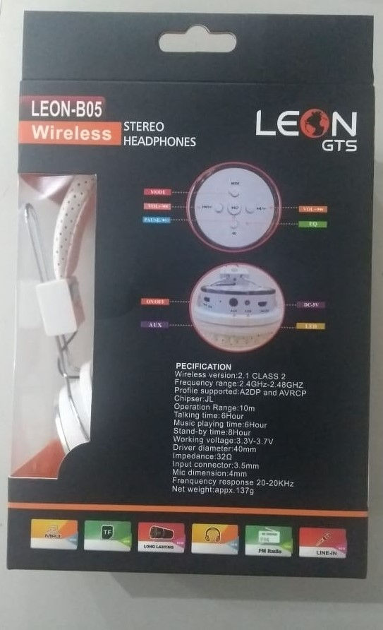 Miniatura: Fone de Ouvido Wireless Leon
