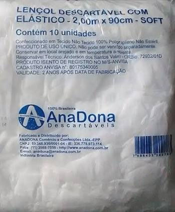 Lençol Descartável c/ Elastico