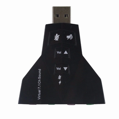 Miniatura: Adaptador de Som USB 7.1 Canal Virtual