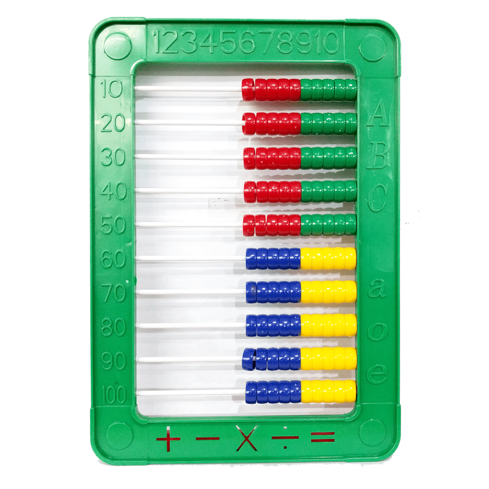 Abaco Didatico De Plastico Color