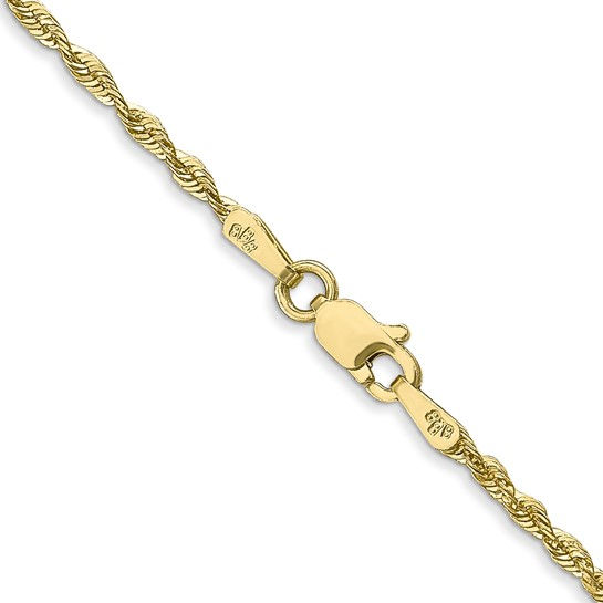 Thumbnail: 10k Yellow Gold Lightweight Rope Chain