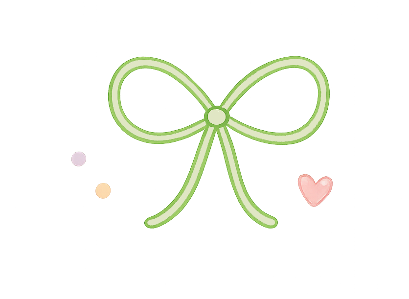 Decorative Icon Green Bow