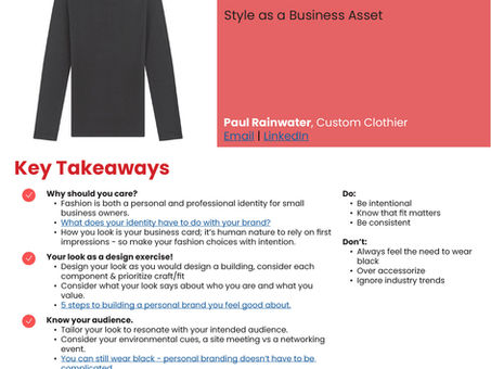 Style as a Business Asset