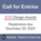 2025 Design Awards: Register Your Project
