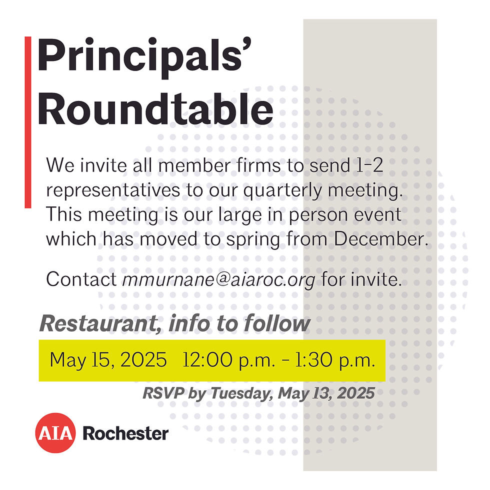 Principals Roundtable Q1/2 - May 2025