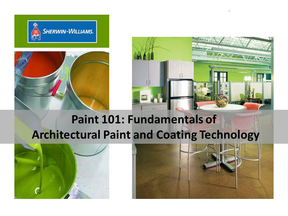 CEU: Paint 101 WEBINAR
