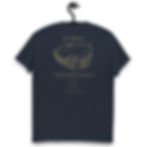 Tshirt renault clio williams bleu foncé et doré vue de dos