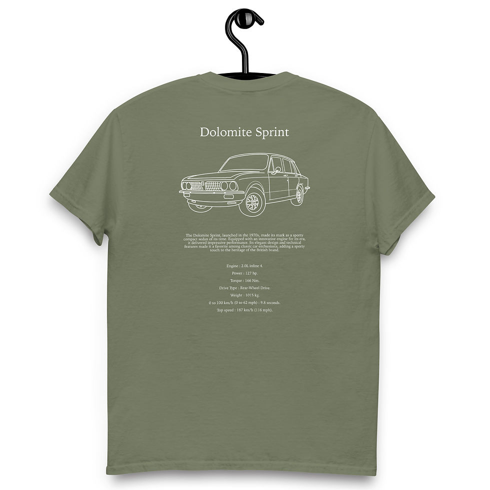 Miniature : Tshirt triumph dolomite sprint blanc et vert vue de dos