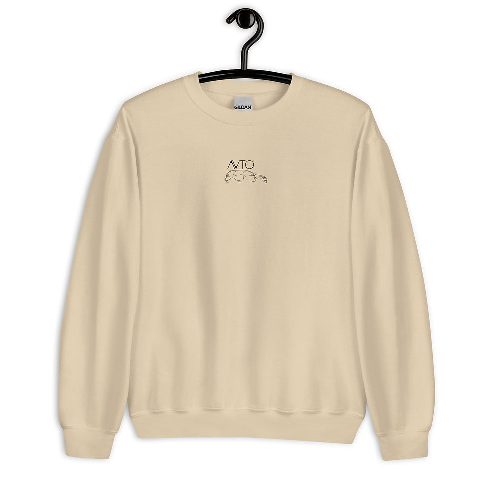 Miniature : Sweatshirt volkswagen golf 7R noir et beige vue de face