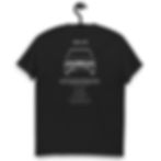 Tshirt peugeot 205 gti blanc et noir vue de dos