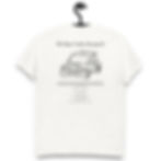 Tshirt renault 5 turbo noir et blanc vue de dos