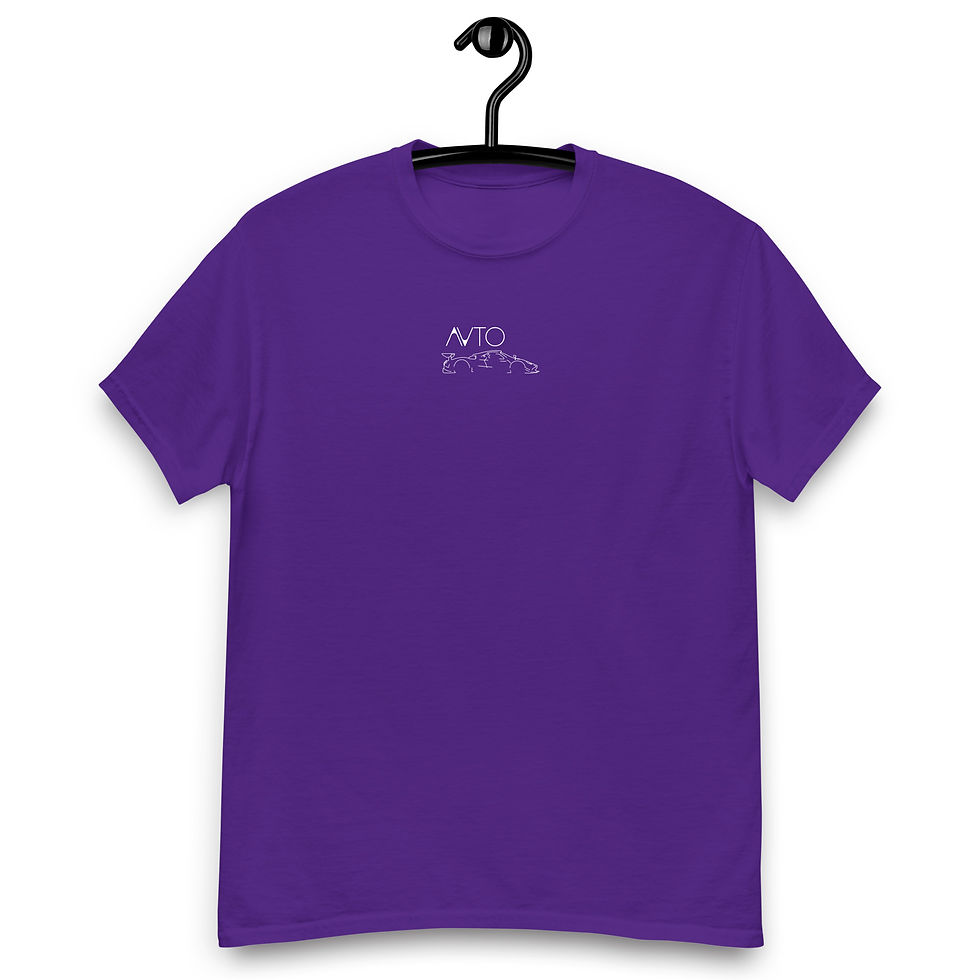 Miniature : Tshirt pagani zonda r blanc et violet vue de face