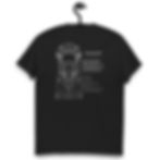 Tshirt pagani zonda r blanc et noir vue de dos