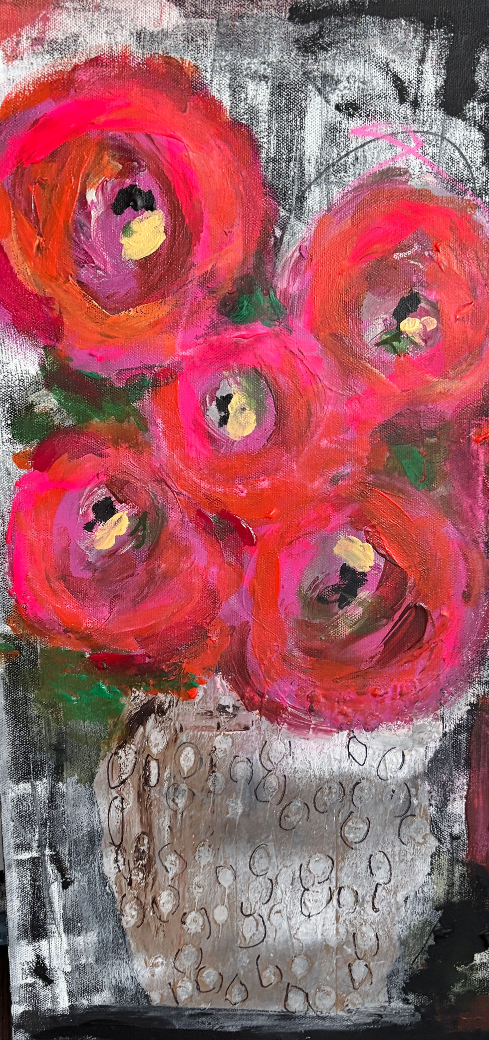 Coral Blooms.12 x 14
