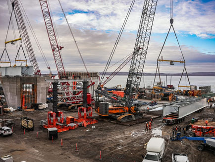 First Beams of the New Bridge Are in Place! 🏗️