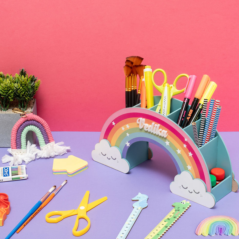 Thumbnail: RAINBOW PEN STAND -PASTLE
