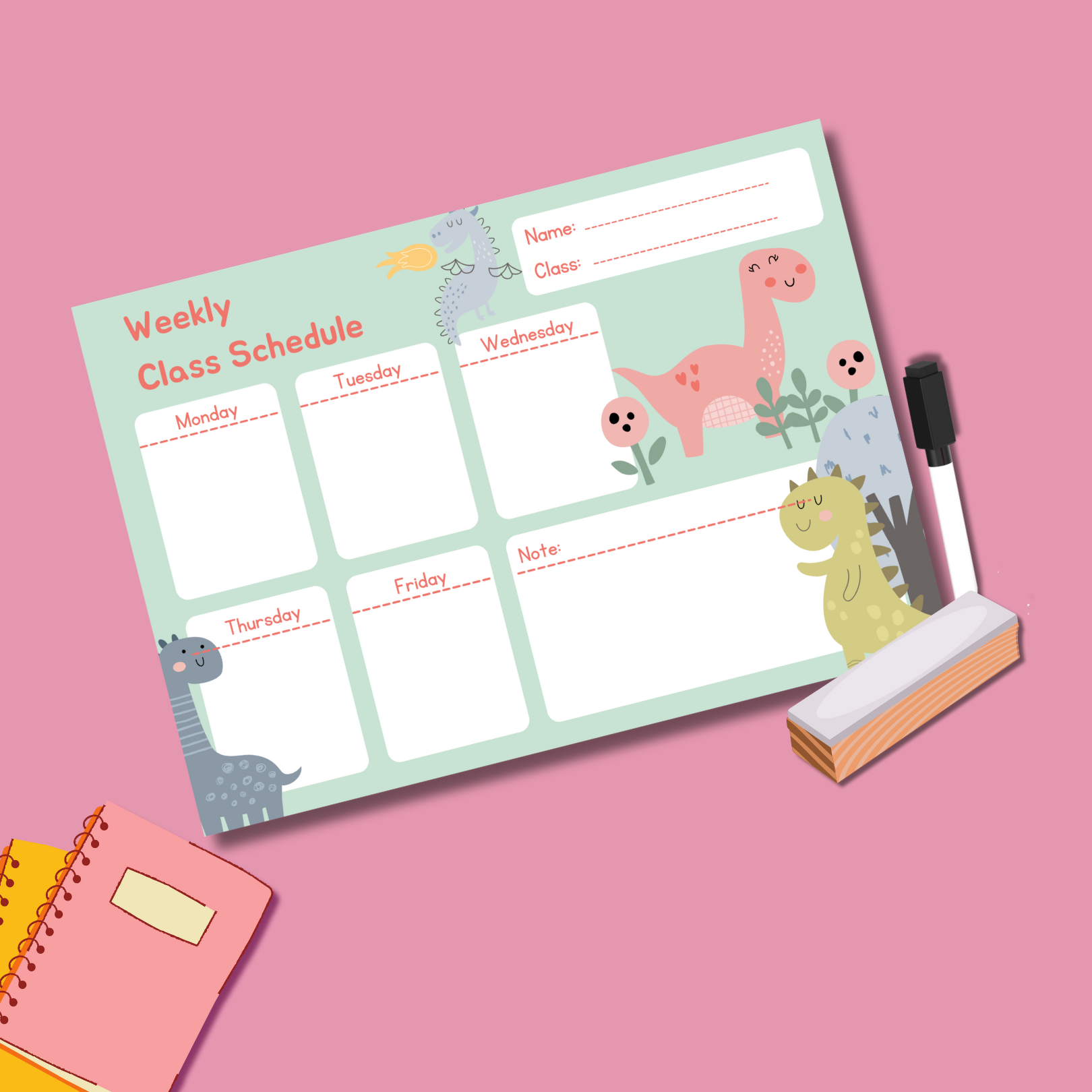 CLASS SCHEDULE - DINO