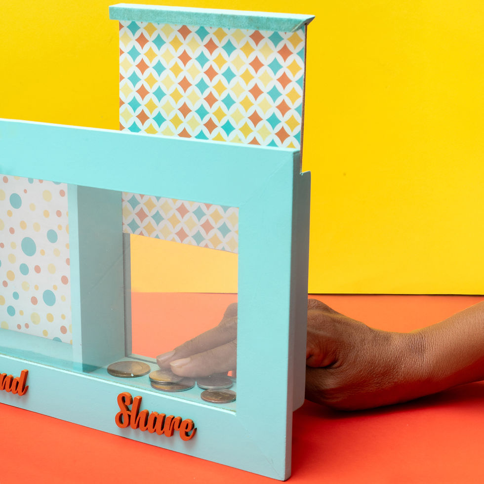 Thumbnail: SAVE SPEND SHARE PIGGY BANK - MINT