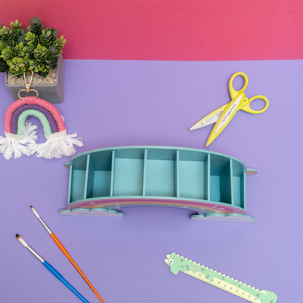 Thumbnail: RAINBOW PEN STAND -PASTLE