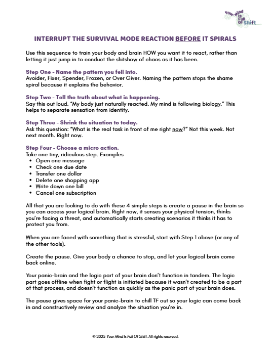 Thumbnail: Panic-Proof Your Finances: An Emergency Plan When Money Has You Stressed