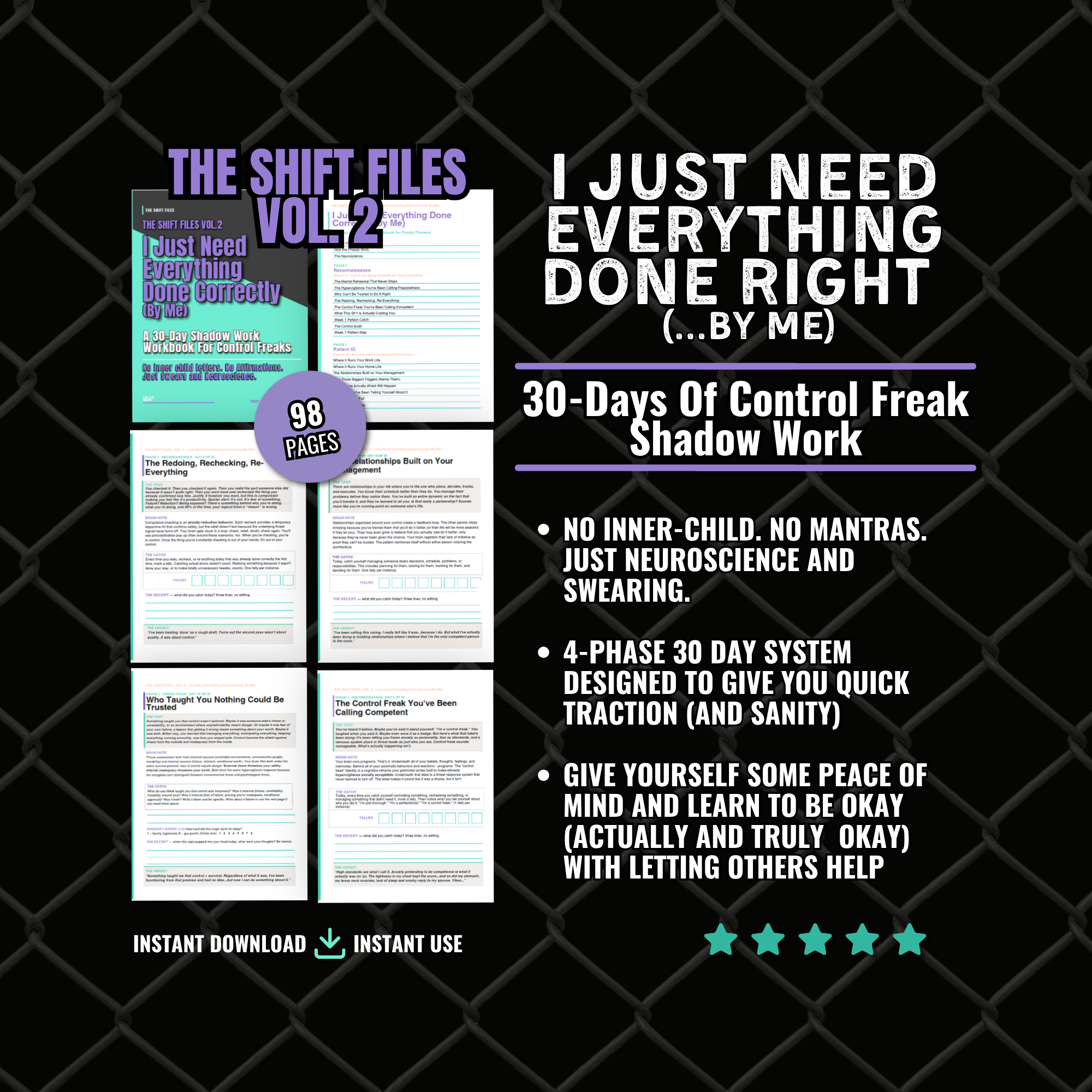 Shift Files Vol. 2: I Just Need Everything Done Right - For Control Freaks