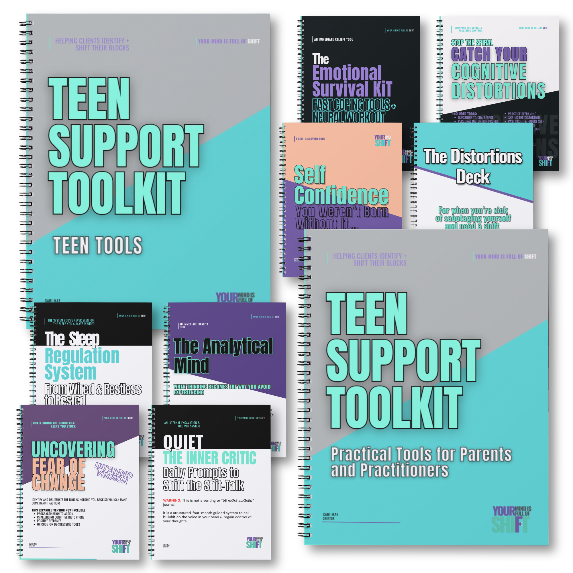 HUGE Teen Support Bundle: Practical Tools for the Real Stuff - 13 Systems!