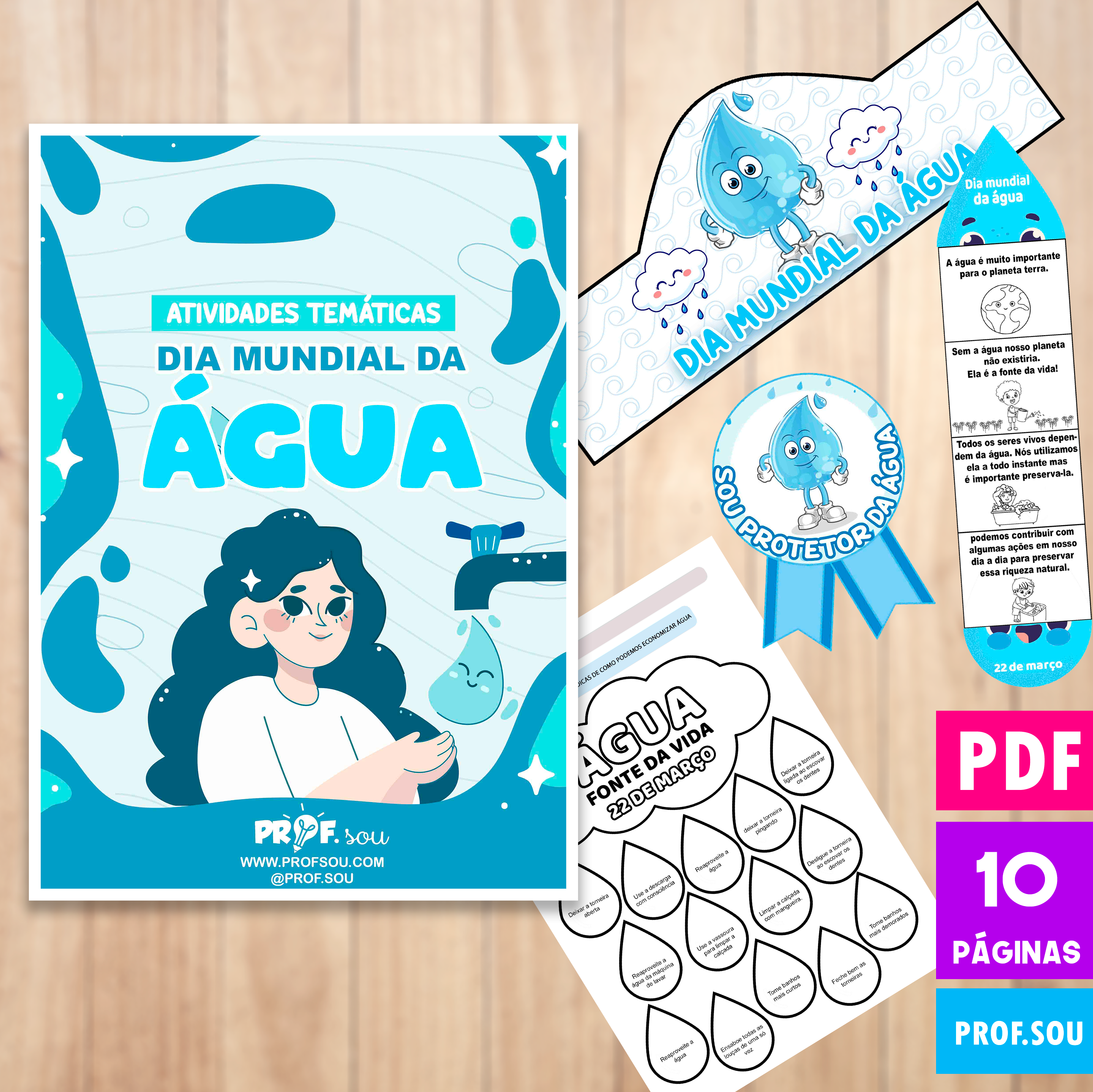 DIA DA ÁGUA - ATIVIDADE TEMÁTICA