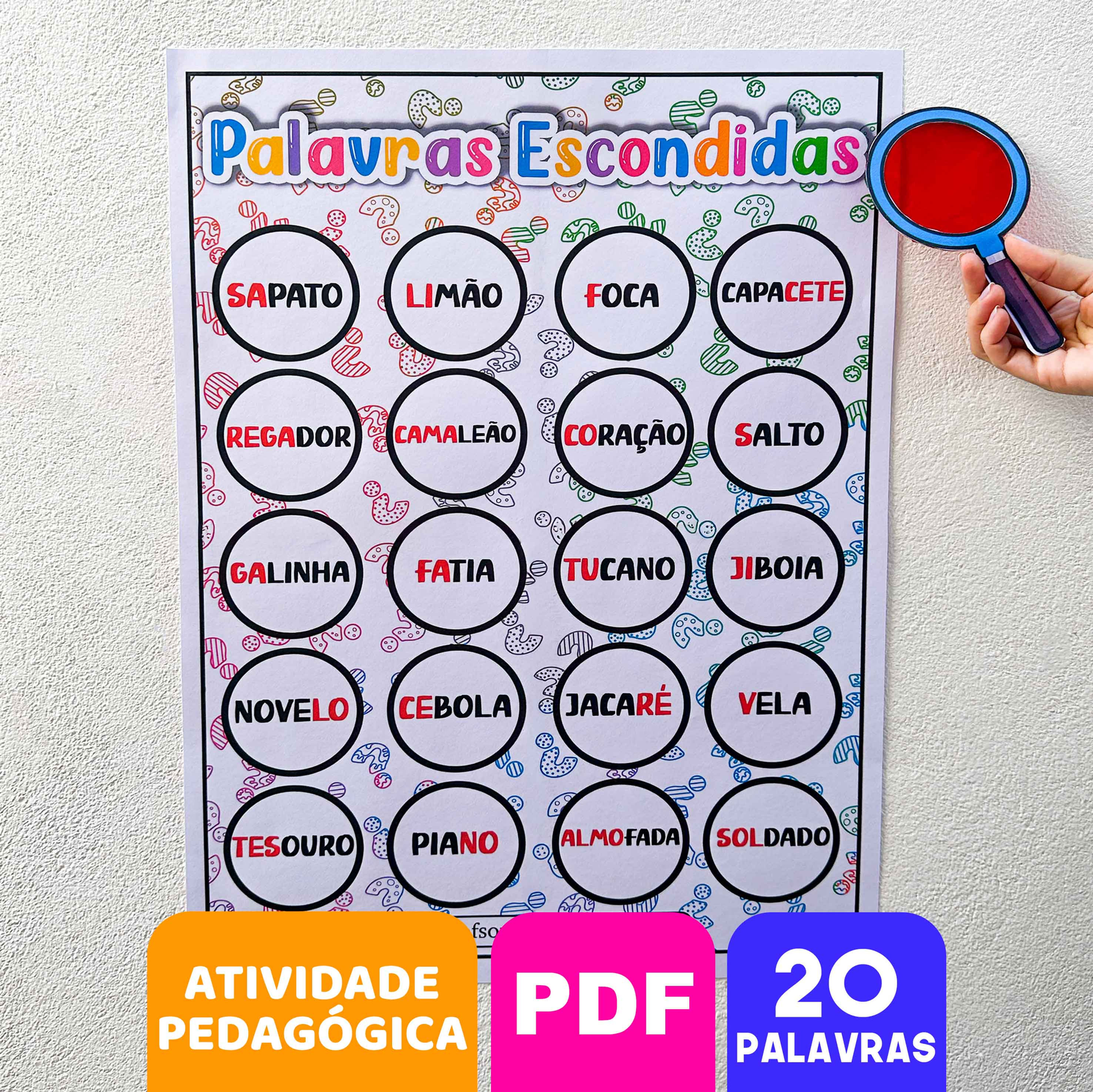 PALAVRAS ESCONDIDAS - BASTÃO