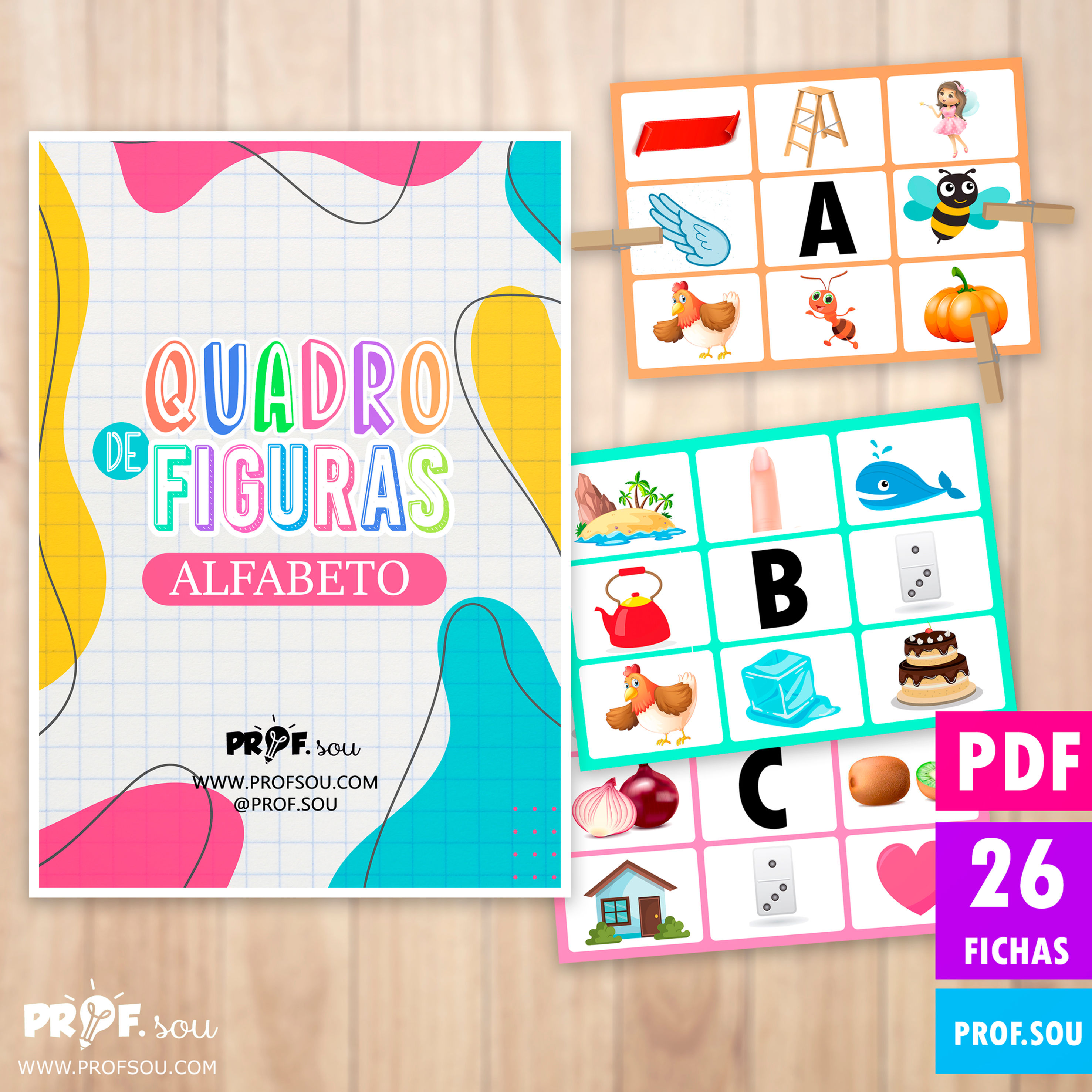 QUADRO DE FIGURAS - ALFABETO
