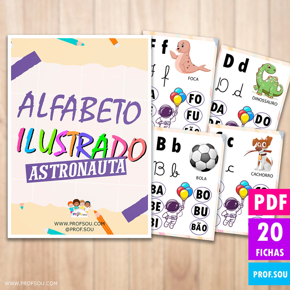 Miniatura: KIT ALFABETO ILUSTRADO