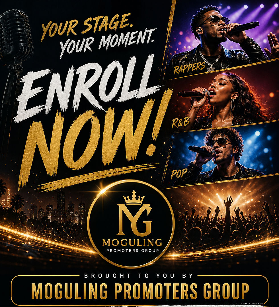 ENROLL NOW TO PERFORM LIVE (2) Songs DURING BET AWARDS WEEKEND