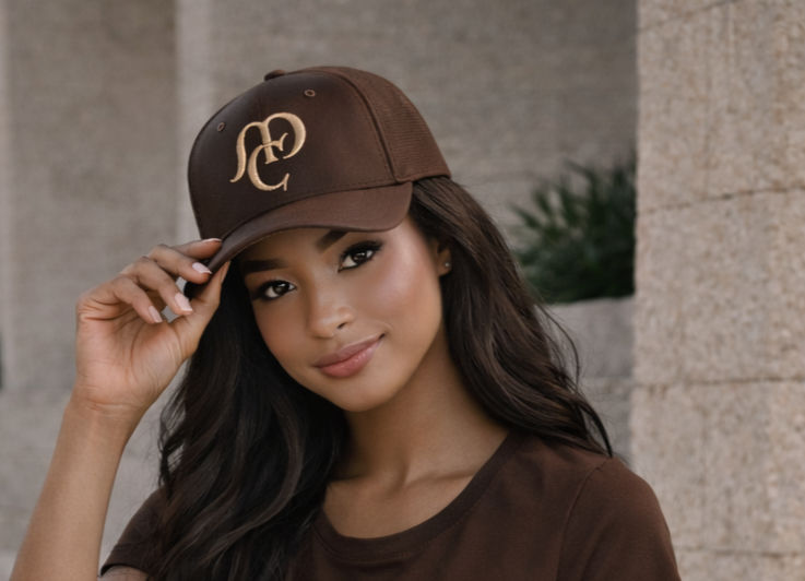 Thumbnail: MC Ball Cap Premium Design Leather Brown
