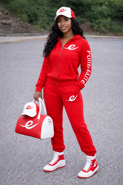 Pure Elite Sneakers - Red and White High Tops