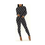 Thumbnail: Michael De Coleman Female Pattern Sweat Suit Black