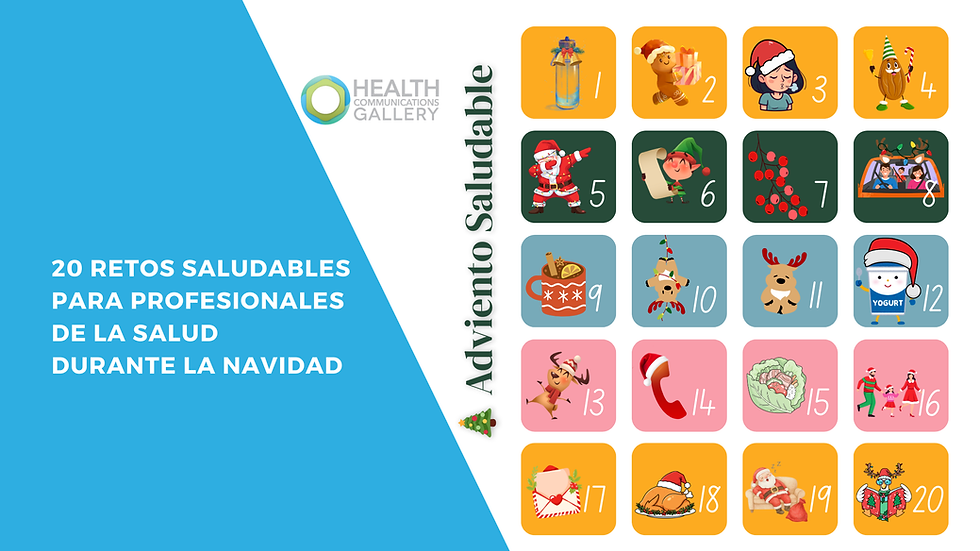 20 retos saludables para profesionales de la salud durante la Navidad
