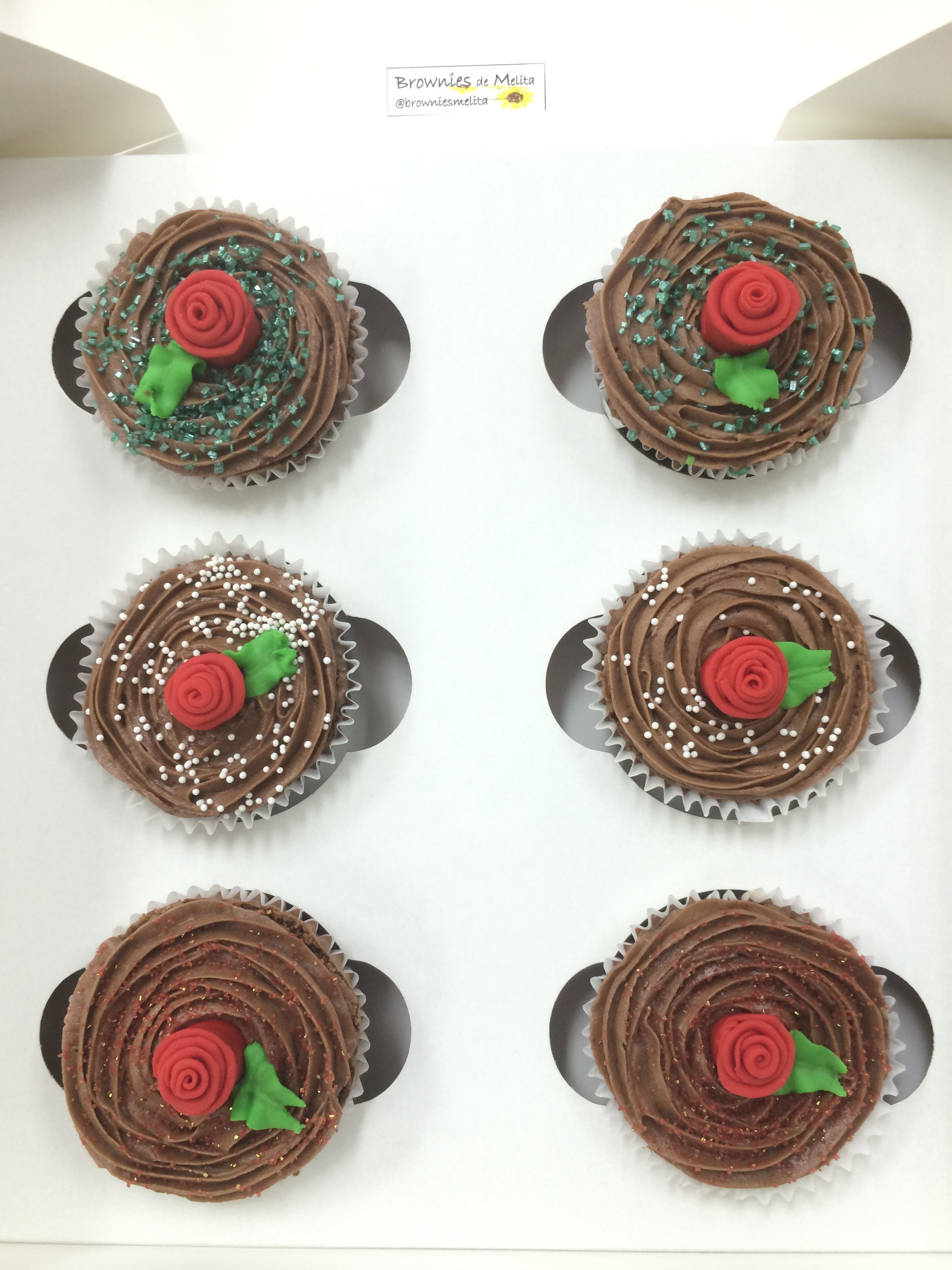 Brownies con Buttercream de Chocolate