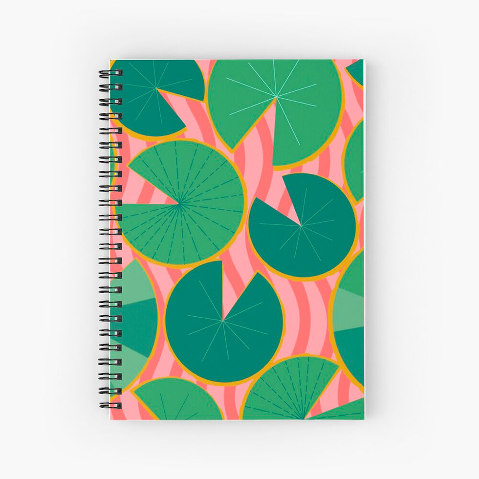 Lilypads Spiral Notebook