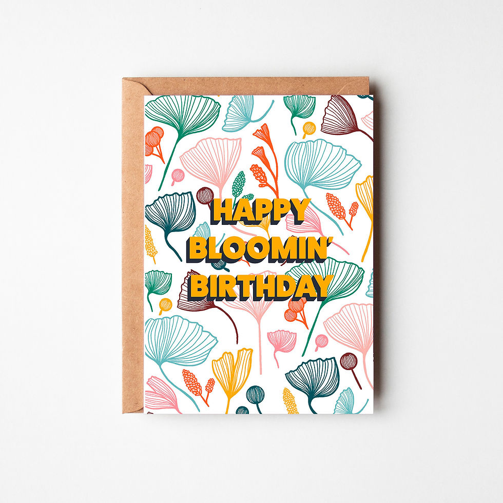 Bloomin' Birthday Card